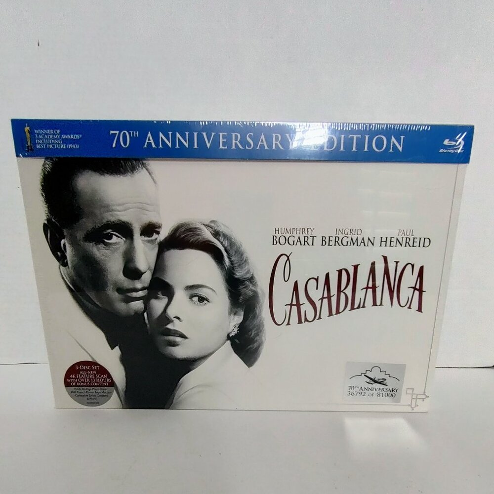 Casablanca -  70th Anniversary Edition Blu-Ray Limited Collectors Set